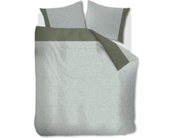 Silvana Laurel dekbedovertrek - Tweepersoons - 200x200/220 - Groen