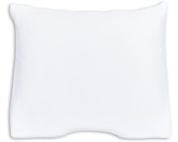 Silvana Support Satin Shoulder Contour kussensloop voor extra stevig kussen - Wit - 60x60/70