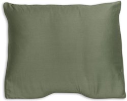 Silvana Support Satin Shoulder Contour kussensloop voor extra zacht kussen - Groen - 60x60/70