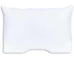 Silvana Support Satin Shoulder Contour kussensloop voor medium-stevig kussen - Wit - 50x70
