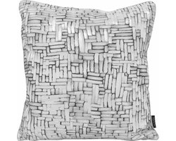 Silver Art Kussenhoes | Jacquard / Polyester | 45 x 45 cm | Zilver