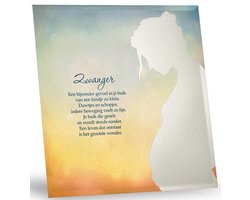 "Silver Silhouette spiegel ""Zwanger"""