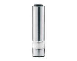 SILVERCREST® Elektrische peper-/zoutmolen (RVS) / Zoutmolen  inclusief 6 batterijen / Met deksel / BPA vrij /  met verlichting