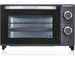 SILVERCREST® KITCHEN TOOLS Mini-oven - 9L - 800W - Timer 60M - Voor bakken, opwarmen en grillen
