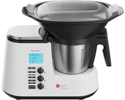 SILVERCREST® KITCHEN TOOLS Monsieur Cuisine Plus - Keukenmachine - Cooking Processor - Vermogen: 1050 W - Inhoud: 2,2 L - Temperatuur: 37/130°C - Snelheidsinstelling met 10 niveaus - Geïntegreerde keukenweegschaal - Grote, uitneembare RVS blenderkan