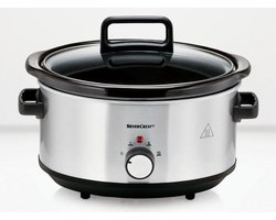SILVERCREST KITCHEN TOOLS® Slow cooker - Met 3 instelbare gaarstanden (garen, smoren, koken) en warmhoudfunctie