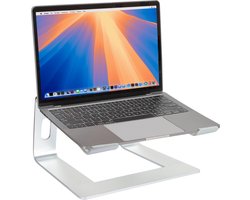 Silvergear Laptop Standaard Zilver - Laptop Stand - Laptophouder - Laptopstandaard - Laptop Verhoger