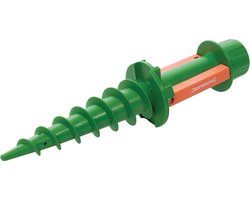 Silverline Grondboor parasolvoet - schroefconstructie - groen - 45 cm
