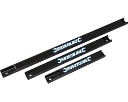 Silverline Magnetische gereedschapsrekken set - 3 maten - heavy-duty staal - 3-delig