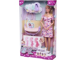 Simba - Steffi Love - Hello Baby - Zwangere mama - Groeiende buik - Pop - Vanaf 3 jaar
