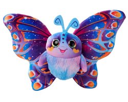 Simba Toys Plush - Opblaasfiguur - Fluffy fly - pluche magische opblaasvlinder - 4 verschillende varianten te verkrijgen, 1 per bestelling - 30cm spanwijdte