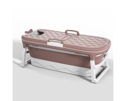 Simple Fix XL Opvouwbaar Bad 157 cm - Zitbad ook geschikt als IJsbad - Ligbad voor Volwassenen & Kinderen - Inklapbaar - Capaciteit 270 L - Extra lang - Roze