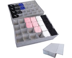 SIMPLE JOY® PAX50 Organizer voor IKEA Garderobekast; HET ORIGINEEL; Perfecte pasvorm; Stevige basis; Lade-organizersysteem voor sokken, ondergoed en stropdassen; Set van 2