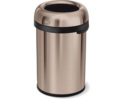 Simplehuman Afvalemmer Bullet Open Top Can - 115 l - Rose Gold