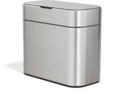 Simplehuman Compostbakje van 4 liter - Zilver - geborsteld roestvrij staal