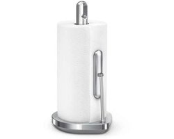 Simplehuman - Keukenrolhouder met klemarm - Zilver - Roestvast Staal