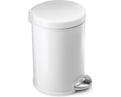 Simplehuman Prullenbak - 5 l - Wit