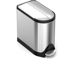 Simplehuman Prullenbak Butterfly - RVS - 10 liter