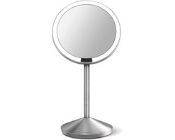 Simplehuman Sensor Spiegel - Compact - Ø12,7 cm - Voor op Reis - Zilverkleurig
