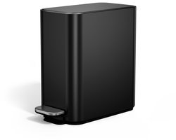 Simplehuman Slanke Pedaalemmer - 5 liter - Mat Zwart - roestvrij staal