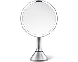 Simplehuman - Spiegel met Sensor - Rond - 5x Vergroting - Zilver
