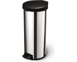 Simplehuman Trim Ring Pedaalemmer - 30 l - RVS