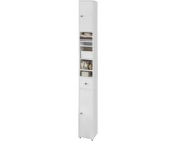 Simpletrade Badkamerkast - Kast - Opbergvakken - 20x180x20cm