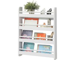 Simpletrade Boekenkast - Wandrek - MDF - Wit - 60x80x12 cm