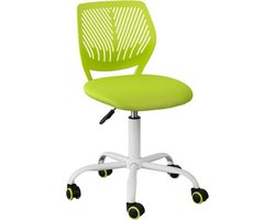 Simpletrade Bureaustoel - Ergonomische bureaustoel - Voor jongeren - In hoogte verstelbaar - Groen