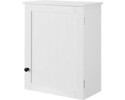 Simpletrade Medicijnkastje - Badkamerkast - Verstelbare plank - Hout - 40x52x23 cm