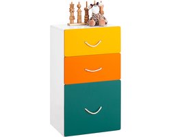 Simpletrade Opbergkast - Speelgoedkist - Kinderen - Speelgoed - Kinderkamer - Kleurrijk - 45x80x40cm