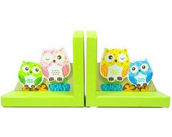 Simply for Kids Houten Boekensteunen Uiltjes