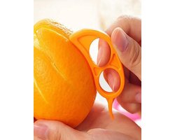 Sinaasappelschiller - Sinaasappel - Mandarijn - Citroen - Citrus - Pellen - Schillen - Schiller - Oranje - De Perfecte Tool voor Snel en Makkelijk Schillen