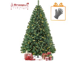 Sinaopus Kunstkerstboom 235 cm – 1489 Takken – 420 LED Verlichting – 8 Lichtmodi – Stevig PVC – Snelle Montage – Opvouwbare Constructie