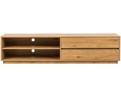 SINCE - Tv-meubel met 2 lades, 2 open vakken van hout L180cm