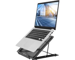 Sirius Choice Universele Ergonomische Laptopstandaard 13-17 inch - Verstelbare Laptophouder - Stabiele Laptop Verhoger - Zwart