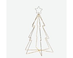 Sirius Esther Kerstboom Kerst Decoratie - 160 LED lampjes - goud - Ø29xH45 cm