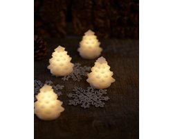 Sirius Home 13203 Light decoration figure Carla set van 4 mini kerstboompjes - Geschikt voor gebruik binnen LED Wit decoratieve verlichting