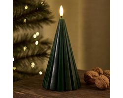 Sirius home - Laura Tree - Kerstboom - Ø9,5/H20cm - Groen - LED licht