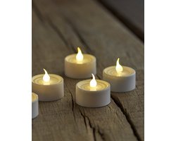 Sirius - LED Theelichtjes Wit - set van 4 stuks - D 3.5 cm