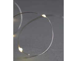 Sirius - Lichtsnoer Knirke Silver - 3,90 meter - 40 LED's - indoor