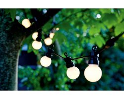 Sirius lichtsnoer/feestverlichting Lucas start set Frosted/Black verlengbaar systeem