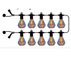 Sirius Marcus Lichtsnoer Buiten – Priklicht Tuinverlichting – Verlengset 10 Lampjes Diamantvormig – Clear