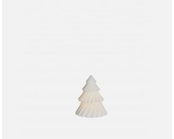 Sirius Olivia Kerstboom Boom Kerst - LED lamp - decoratie - wit - Ø6,5xH8 cm - 2 stuks