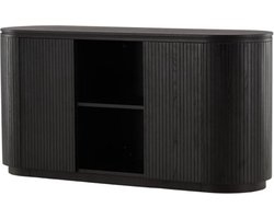 Siro dressoir - 160 cm - zwart