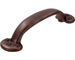 Siro meubelgreep Finn - 144 mm - Roest bruin - Landelijk - Massief - 1681-144ZN66