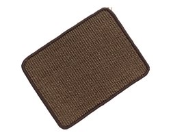 Sisal Katten Krabmat - Meubelbescherming - Krabbescherming voor Tafel en Stoelen - Eenvoudig aan te Brengen - Beschermt Banken, Tapijten en Muren - Voor Meubels en Deuren - Koffie - 30x40 Cm - 1 Stuk