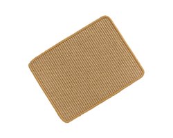 Sisal Katten Krabmat - Meubelbescherming - Krabbescherming voor Tafel en Stoelen - Eenvoudig aan te Brengen - Beschermt Banken, Tapijten, Muren - Voor Bank, Meubels, Deuren - 30x40 Cm - Kurkuma - 1 Stuk