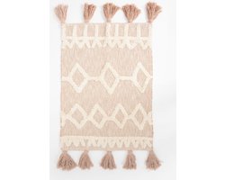 Sissy-Boy - Beige badmat met geometrische figuren