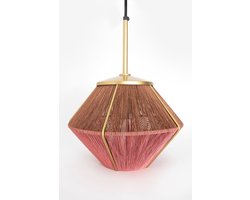 Sissy-Boy - Bruin-roze hanglamp - Tijdloze klasse - Uniek ontwerp
